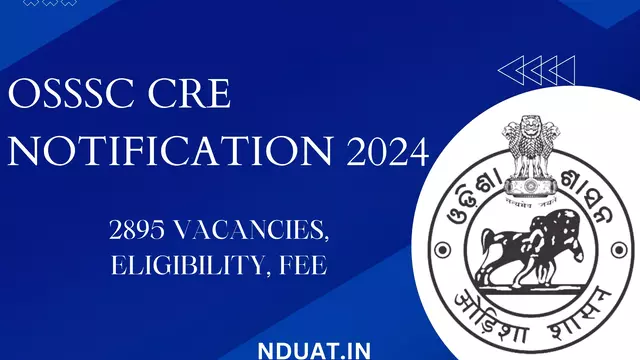 OSSSC CRE Notification 2024