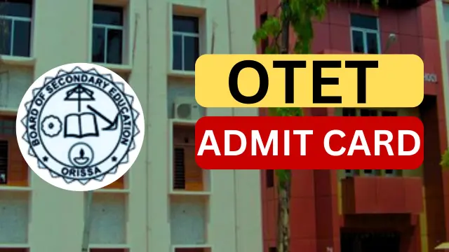 OTET Admit Card 2024